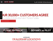 Tablet Screenshot of myautosource.com